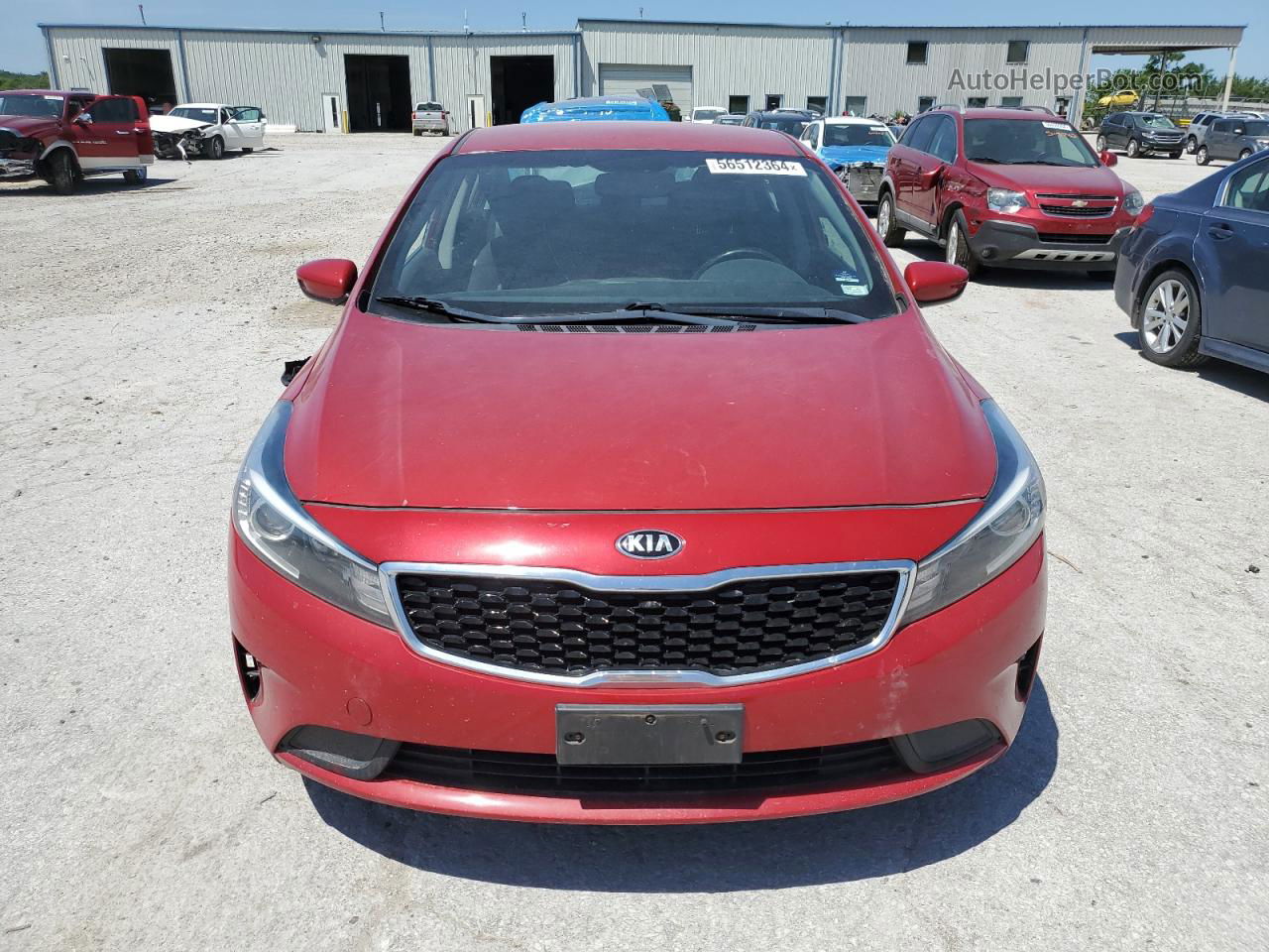 2018 Kia Forte Lx Red vin: 3KPFL4A77JE213945