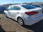 2018 Kia Forte Lx White vin: 3KPFL4A77JE275670