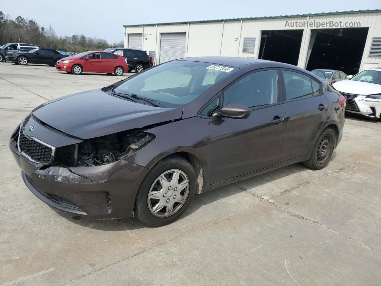 2017 Kia Forte Lx Черный vin: 3KPFL4A78HE044805