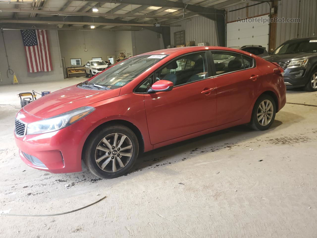 2017 Kia Forte Lx Red vin: 3KPFL4A78HE058512