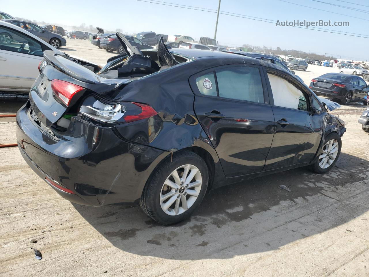 2017 Kia Forte Lx Black vin: 3KPFL4A78HE066870