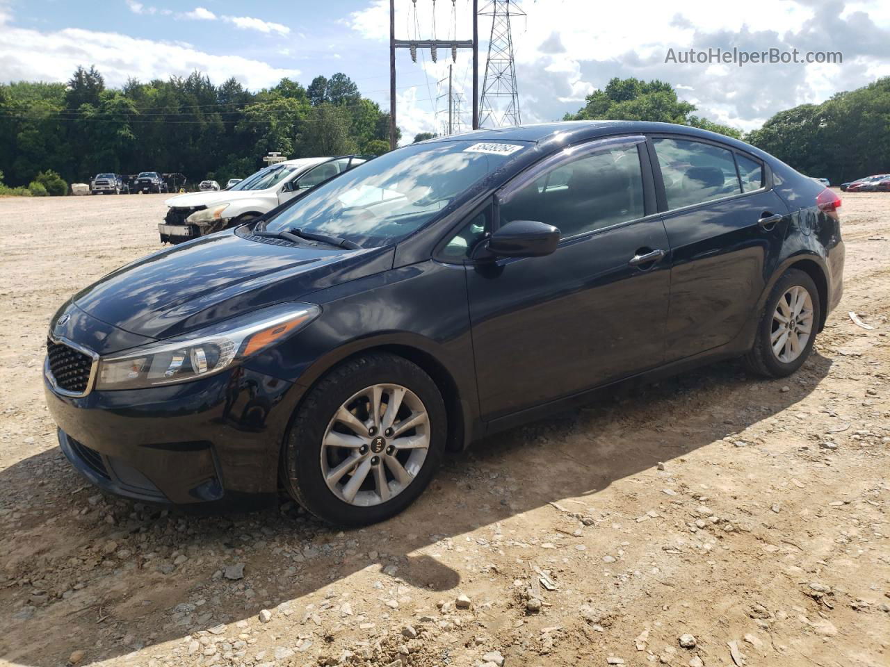 2017 Kia Forte Lx Черный vin: 3KPFL4A78HE110236