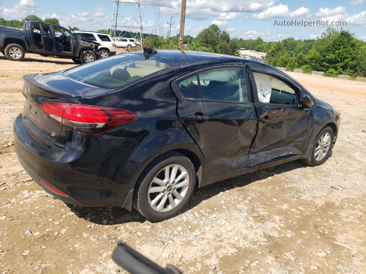 2017 Kia Forte Lx Black vin: 3KPFL4A78HE110236