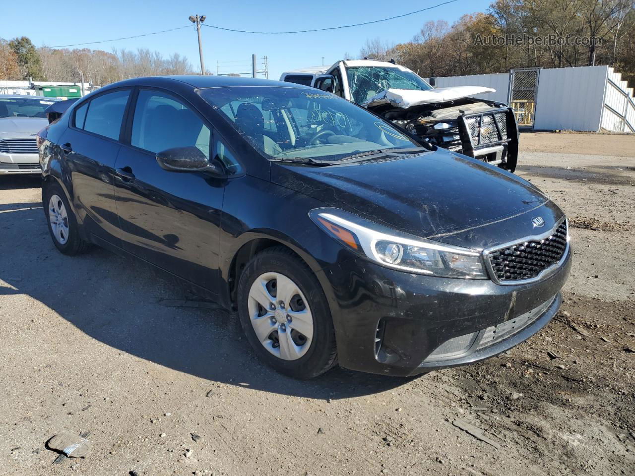 2017 Kia Forte Lx Black vin: 3KPFL4A78HE127991