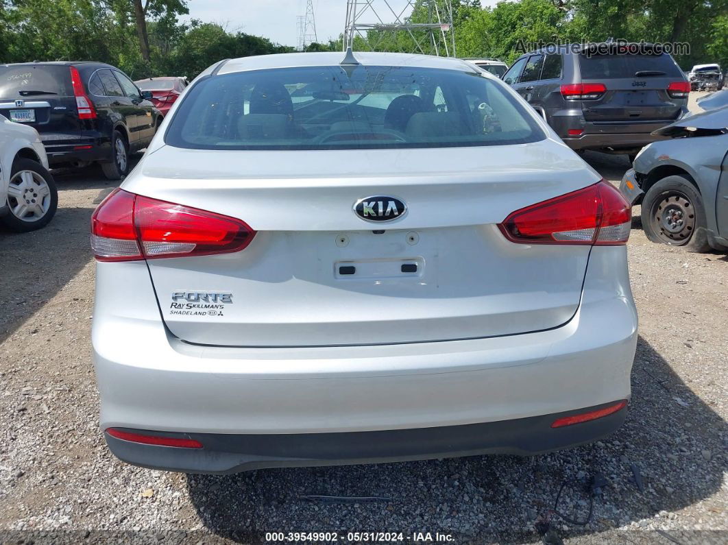 2017 Kia Forte Lx Silver vin: 3KPFL4A78HE132933