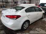 2017 Kia Forte Lx White vin: 3KPFL4A78HE138795