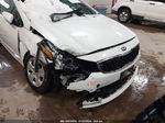 2017 Kia Forte Lx White vin: 3KPFL4A78HE138795