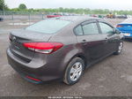 2017 Kia Forte Lx Brown vin: 3KPFL4A78HE149442