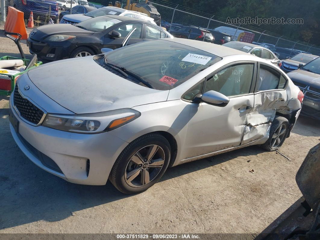 2018 Kia Forte Lx Silver vin: 3KPFL4A78JE191194