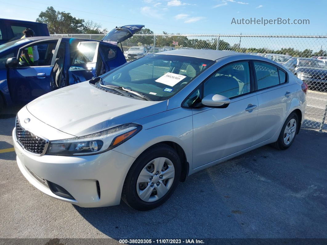 2018 Kia Forte Lx Silver vin: 3KPFL4A78JE242421