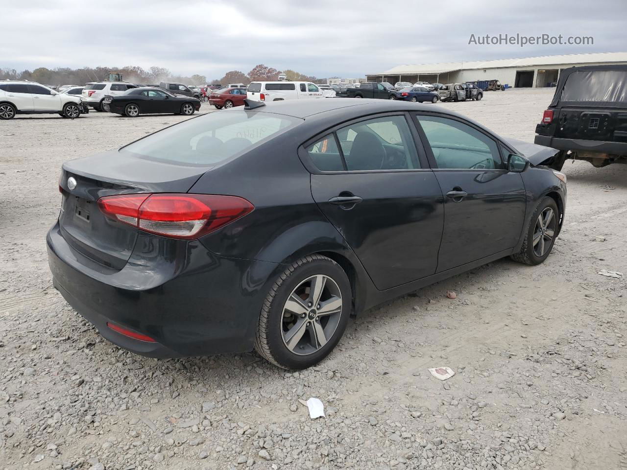 2018 Kia Forte Lx Black vin: 3KPFL4A78JE265715