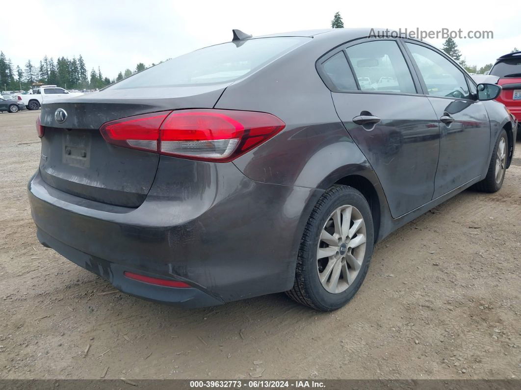 2017 Kia Forte Lx Gray vin: 3KPFL4A79HE020903