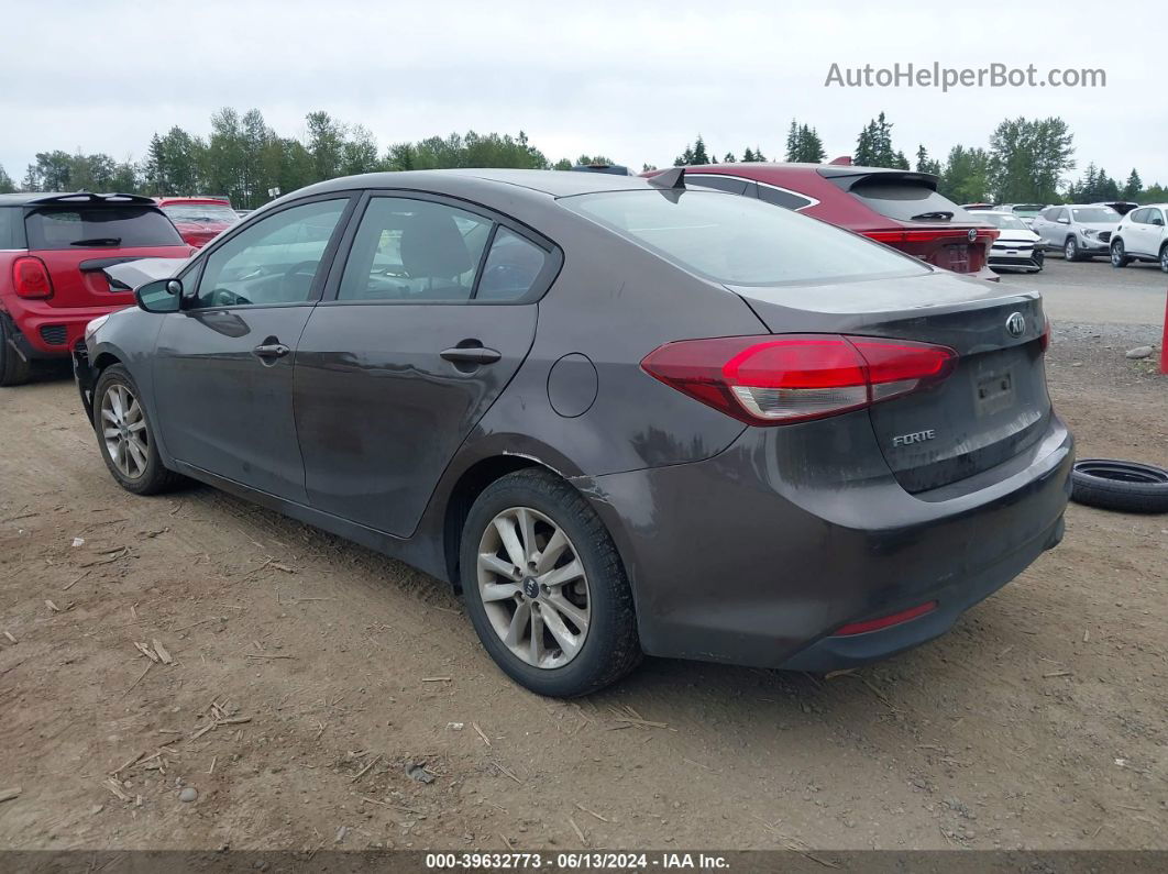 2017 Kia Forte Lx Gray vin: 3KPFL4A79HE020903