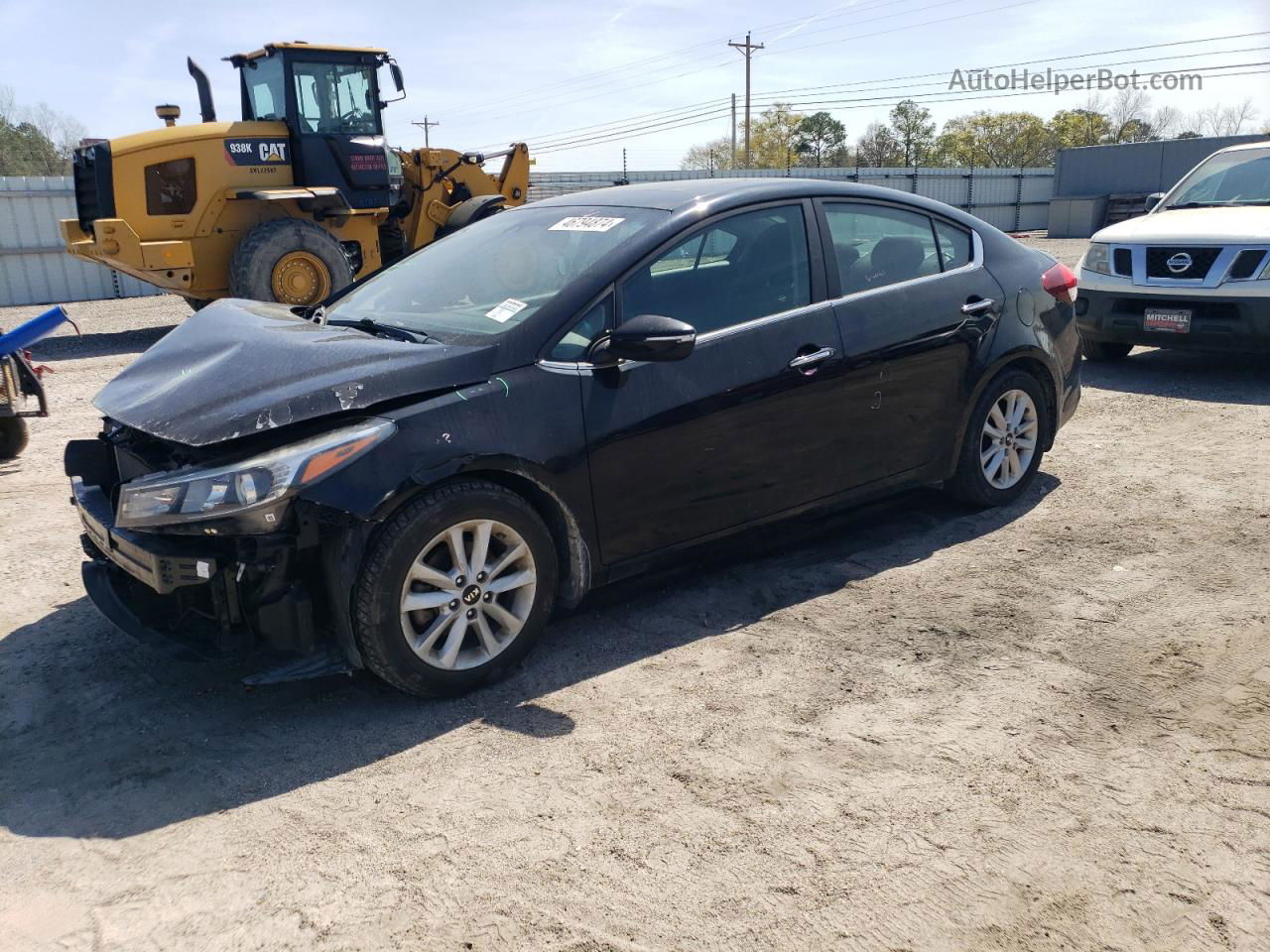 2017 Kia Forte Lx Черный vin: 3KPFL4A79HE042903