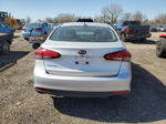 2017 Kia Forte Lx Silver vin: 3KPFL4A79HE061306