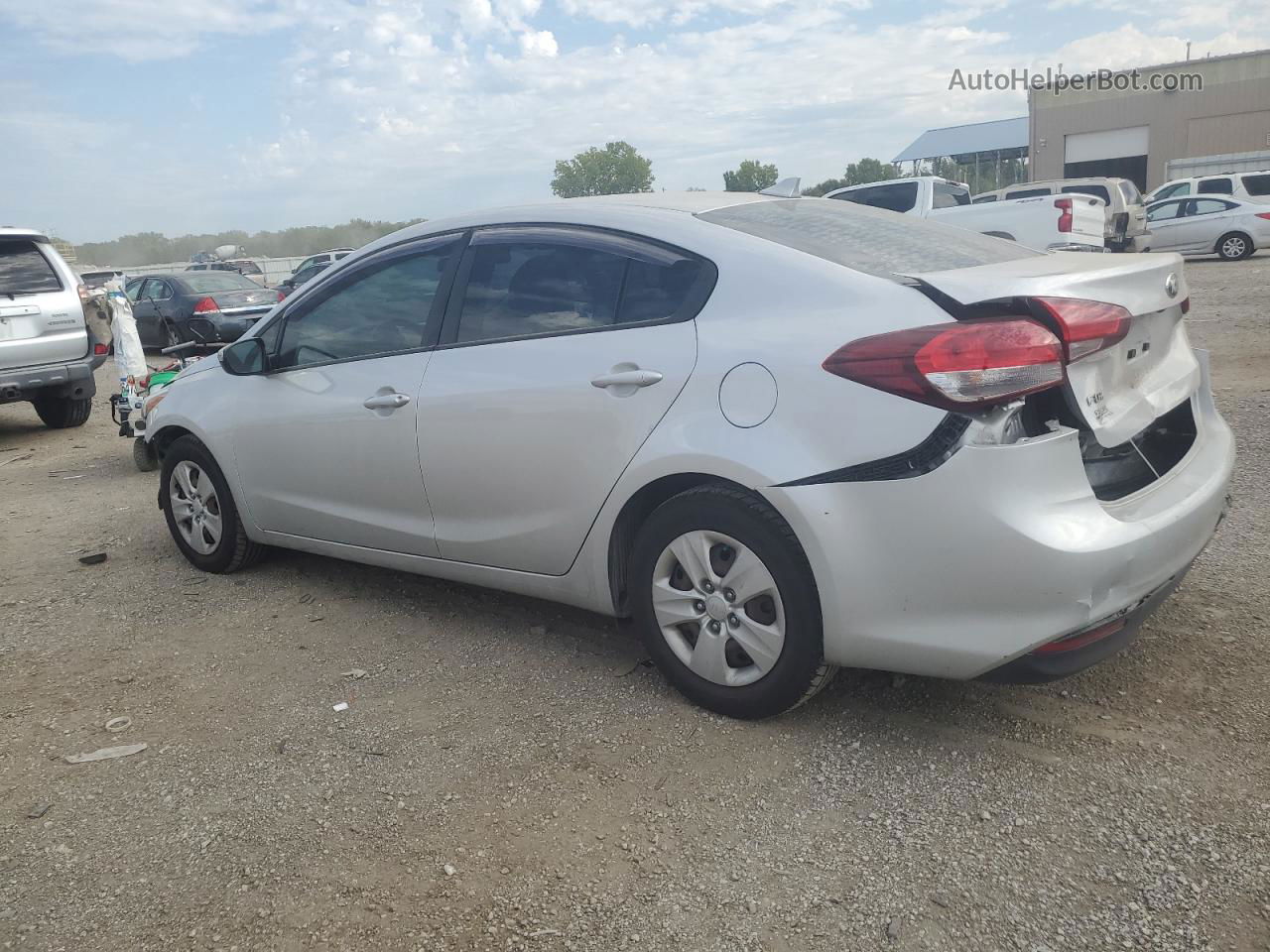 2017 Kia Forte Lx Silver vin: 3KPFL4A79HE061760