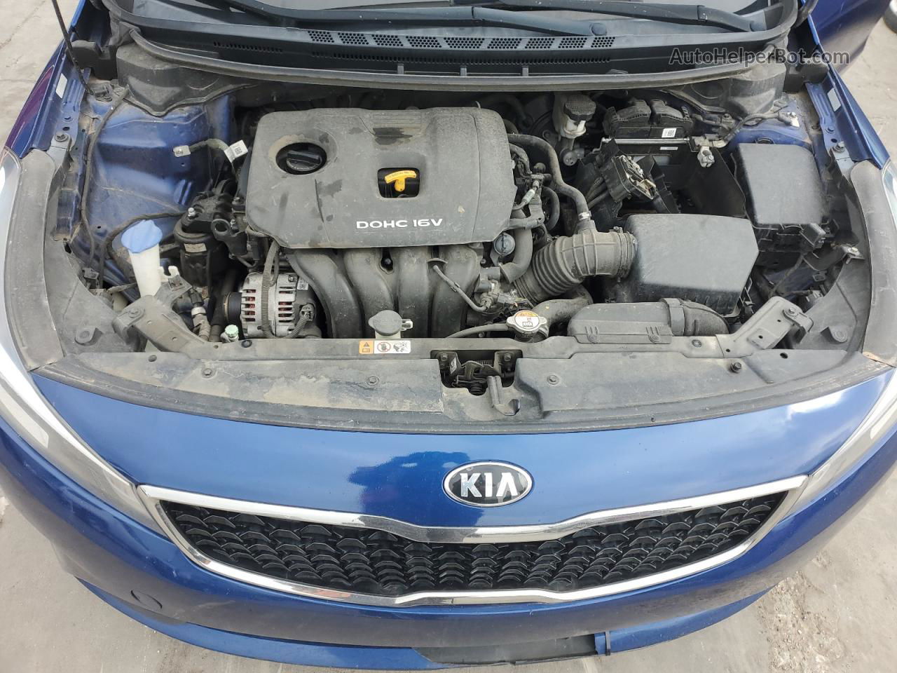 2017 Kia Forte Lx Blue vin: 3KPFL4A79HE112013