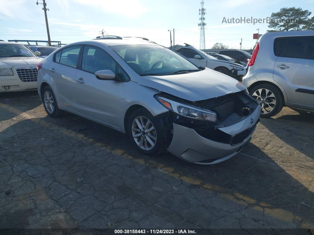 2017 Kia Forte Lx Silver vin: 3KPFL4A79HE130950