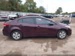 2017 Kia Forte Lx Burgundy vin: 3KPFL4A79HE141401