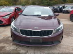 2017 Kia Forte Lx Бордовый vin: 3KPFL4A79HE141401