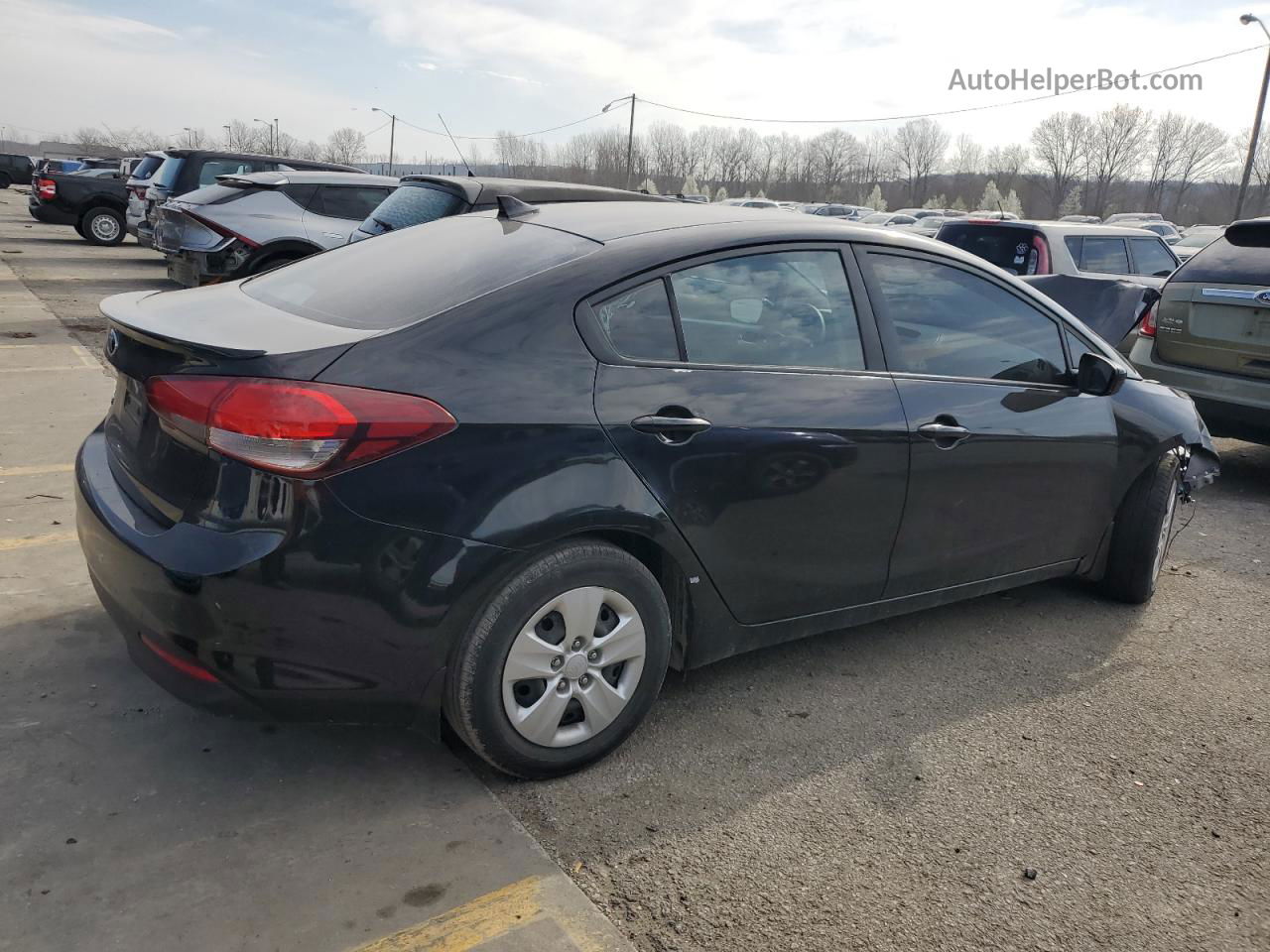 2017 Kia Forte Lx Black vin: 3KPFL4A79HE153810