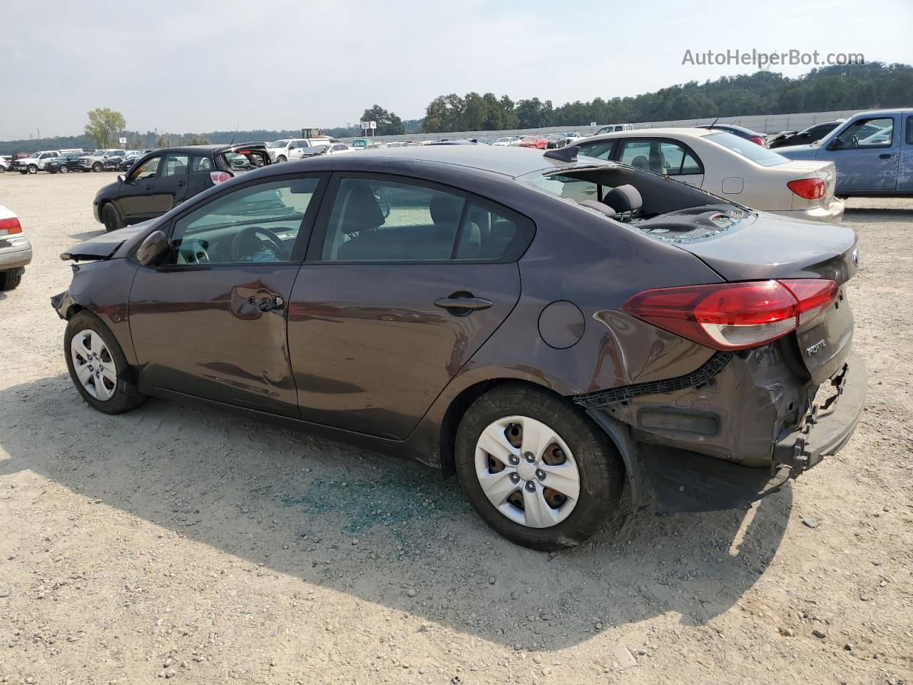 2018 Kia Forte Lx Brown vin: 3KPFL4A79JE199014