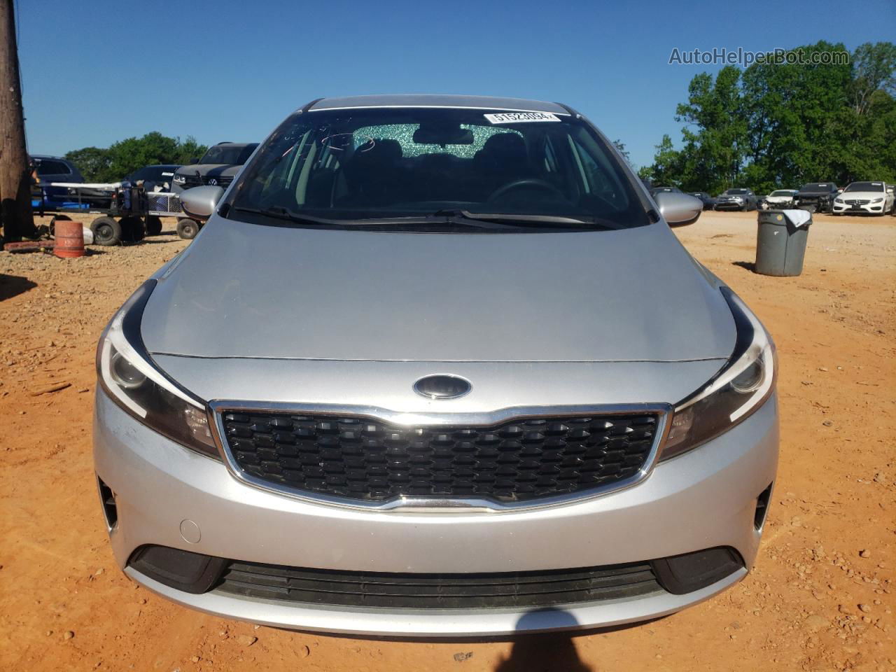 2018 Kia Forte Lx Silver vin: 3KPFL4A79JE207886