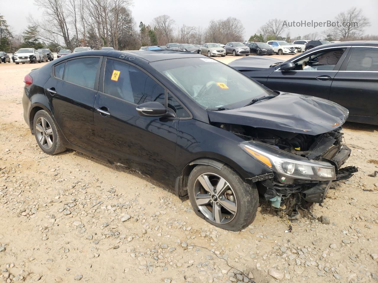 2018 Kia Forte Lx Black vin: 3KPFL4A79JE278506