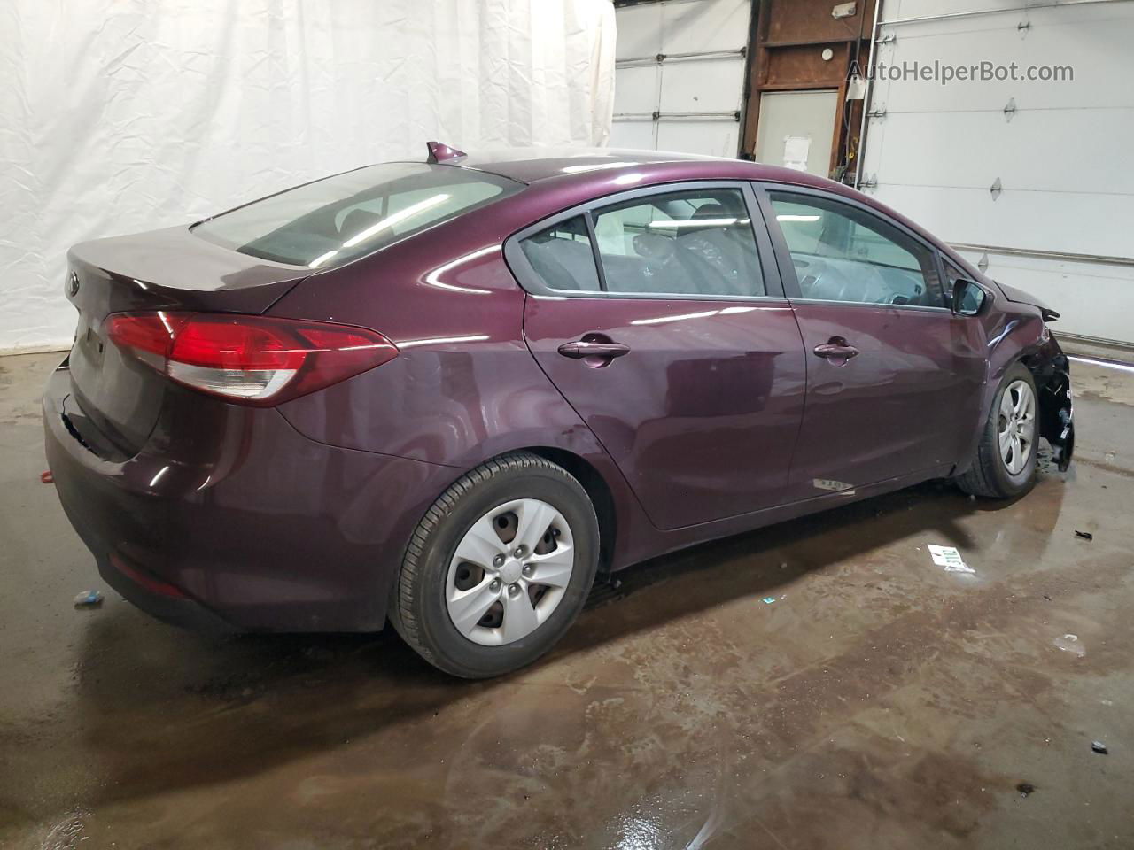 2017 Kia Forte Lx Purple vin: 3KPFL4A7XHE011708