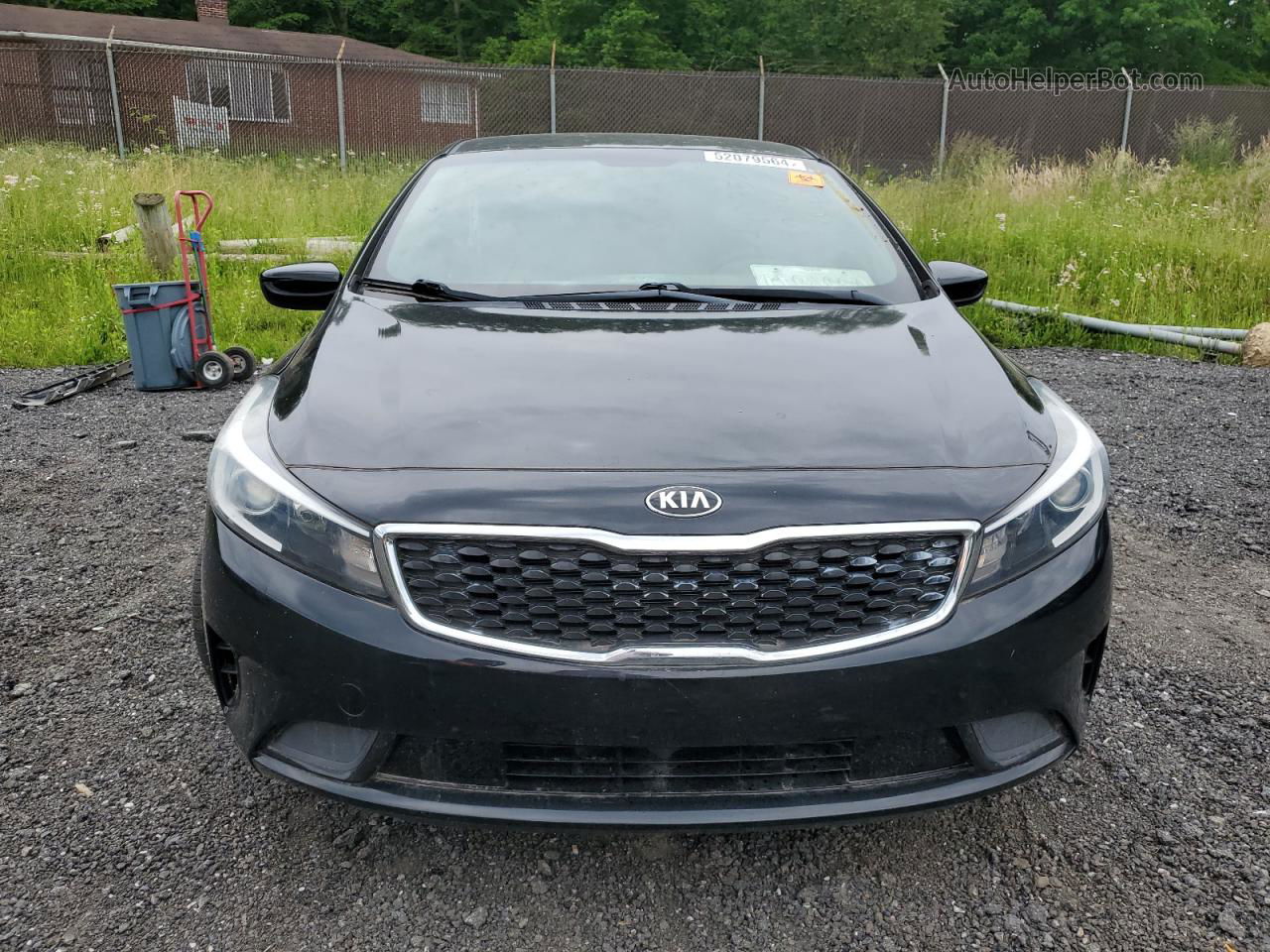 2017 Kia Forte Lx Black vin: 3KPFL4A7XHE081094