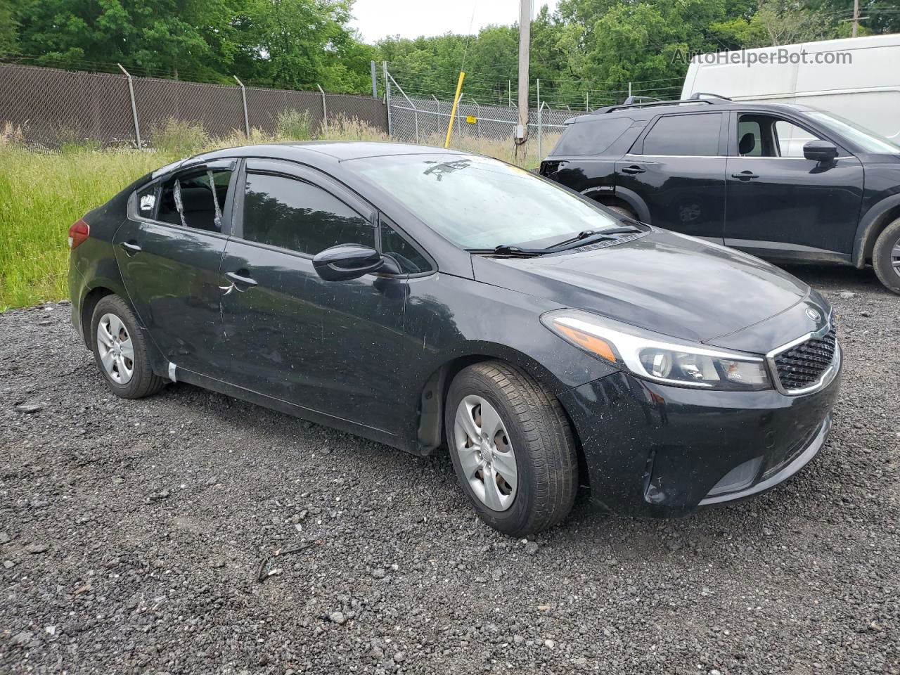 2017 Kia Forte Lx Black vin: 3KPFL4A7XHE081094