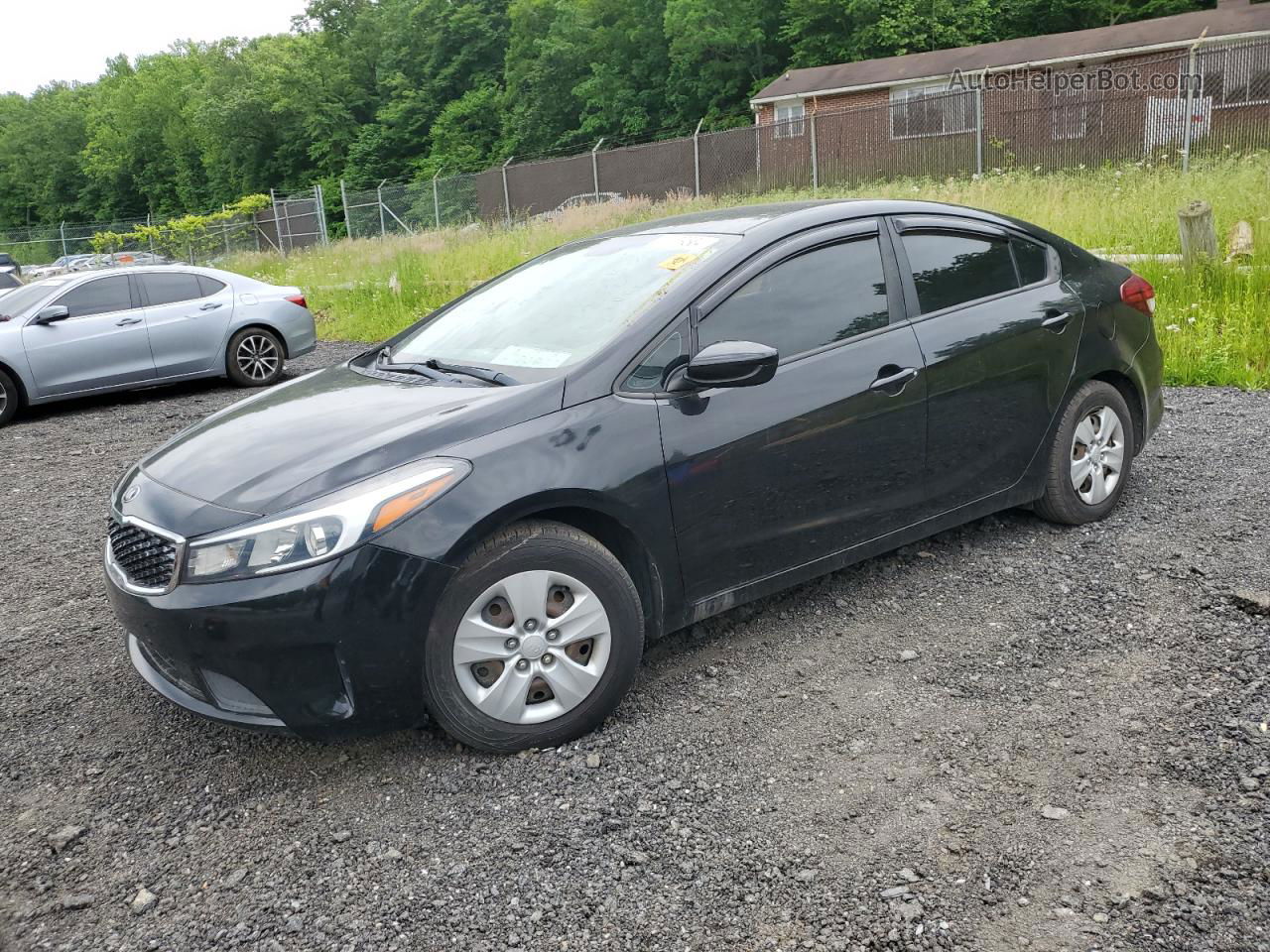 2017 Kia Forte Lx Black vin: 3KPFL4A7XHE081094