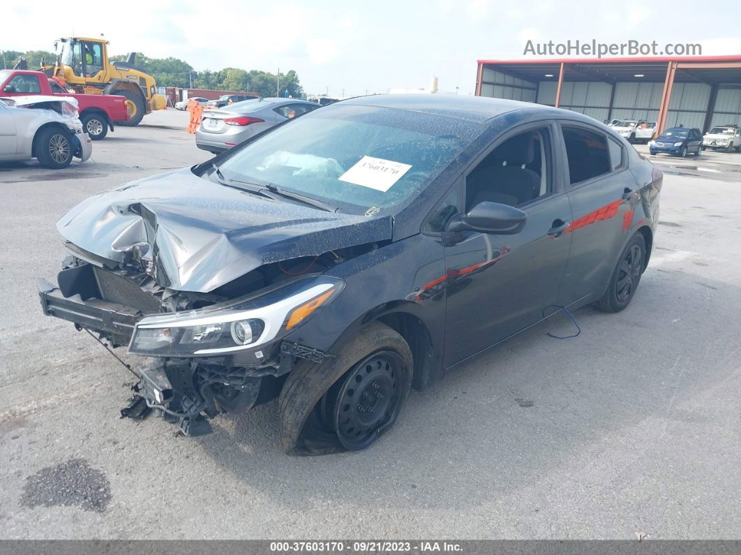 2017 Kia Forte Lx Black vin: 3KPFL4A7XHE123179