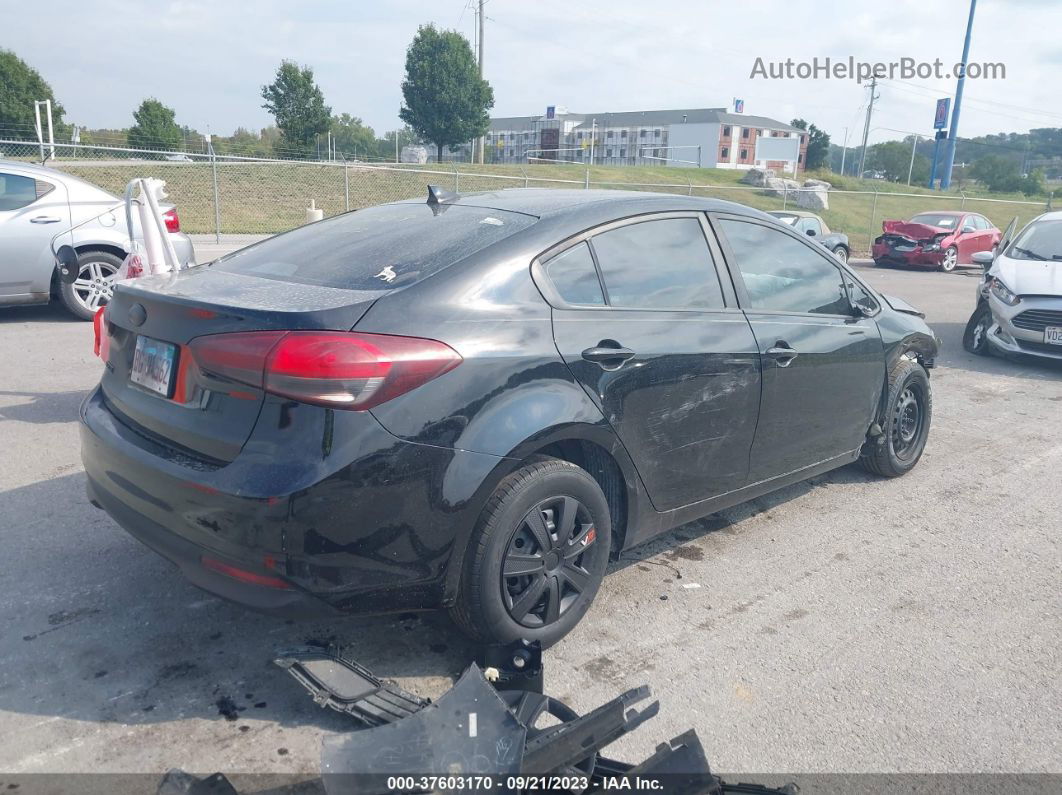 2017 Kia Forte Lx Black vin: 3KPFL4A7XHE123179