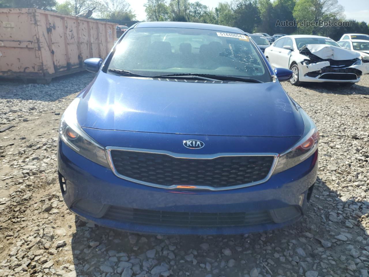 2017 Kia Forte Lx Blue vin: 3KPFL4A7XHE129225