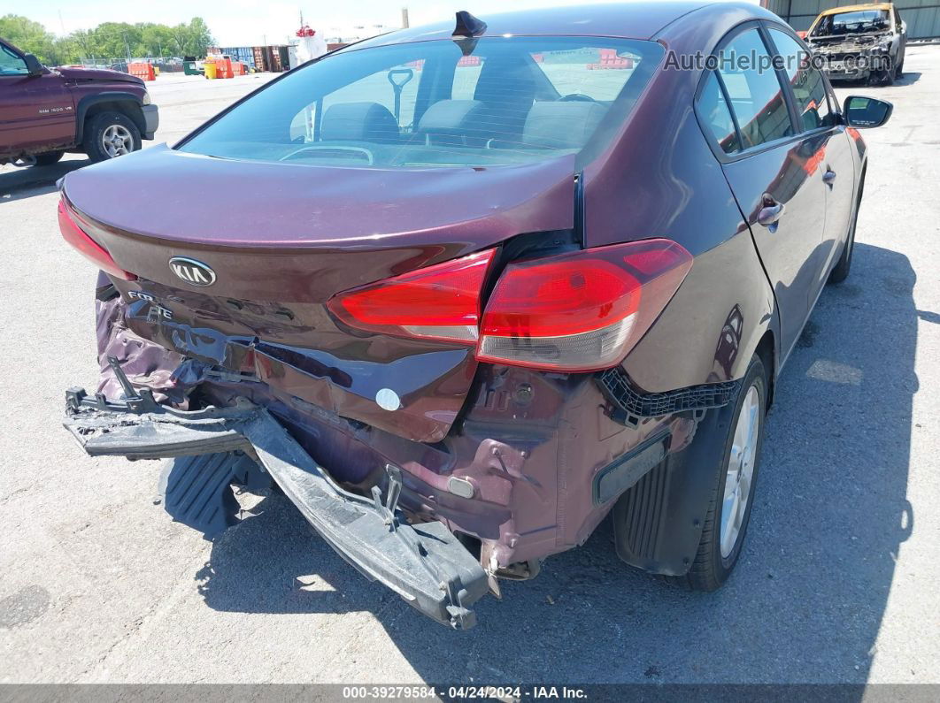 2017 Kia Forte Lx Purple vin: 3KPFL4A7XHE130875