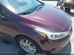 2017 Kia Forte Lx Purple vin: 3KPFL4A7XHE130875