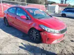 2017 Kia Forte S Red vin: 3KPFL4A7XHE134814