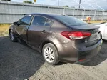 2017 Kia Forte Lx Brown vin: 3KPFL4A7XHE144999