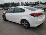 2018 Kia Forte Lx White vin: 3KPFL4A7XJE193321