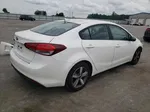 2018 Kia Forte Lx White vin: 3KPFL4A7XJE193321