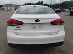 2018 Kia Forte Lx White vin: 3KPFL4A7XJE193321