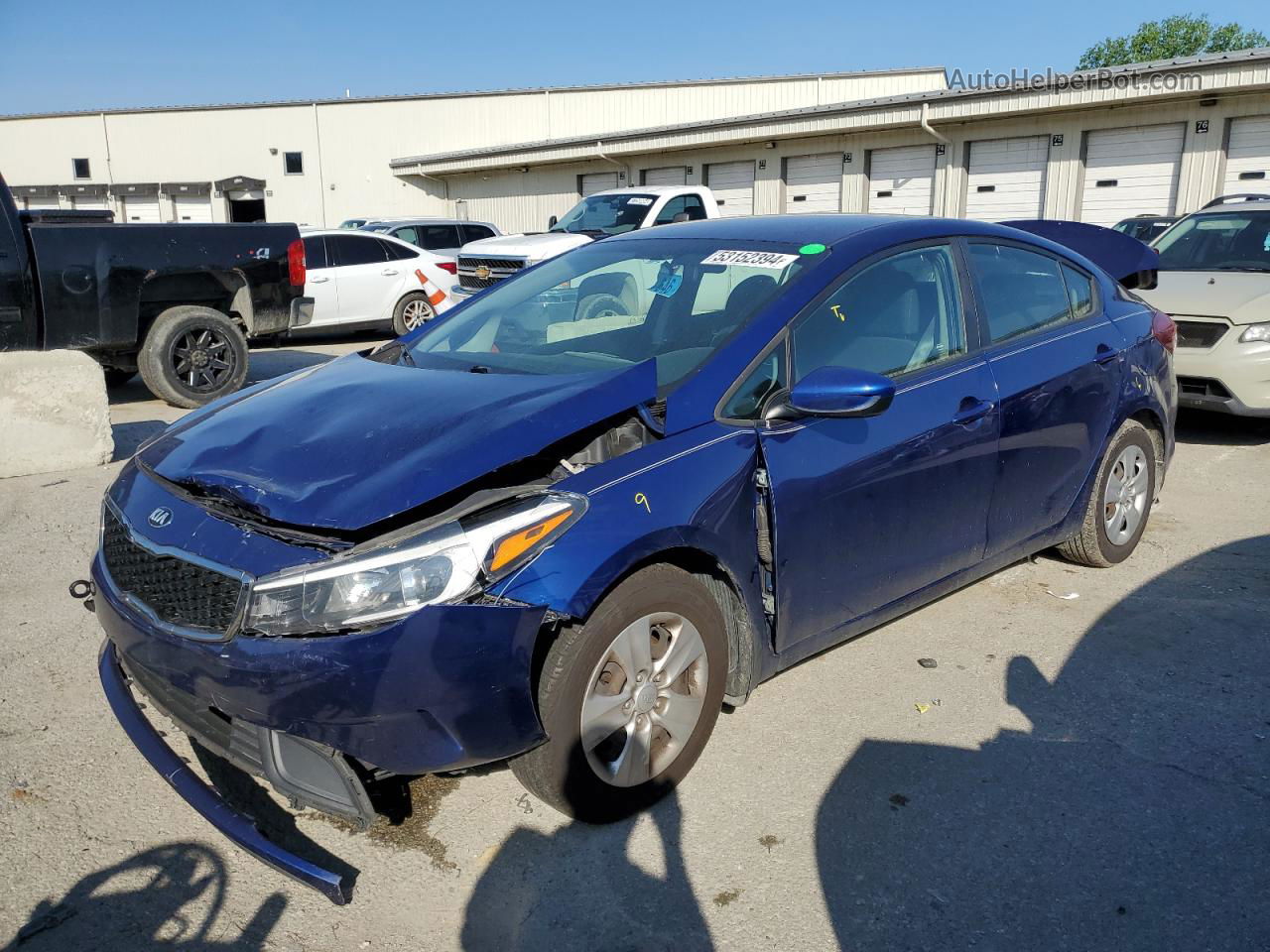 2018 Kia Forte Lx Blue vin: 3KPFL4A7XJE196414