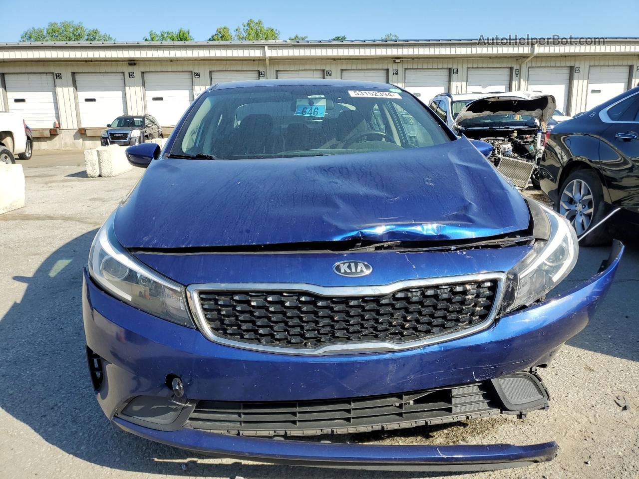 2018 Kia Forte Lx Blue vin: 3KPFL4A7XJE196414