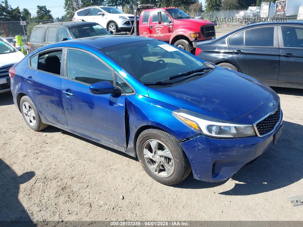 2018 Kia Forte Lx Blue vin: 3KPFL4A7XJE209825