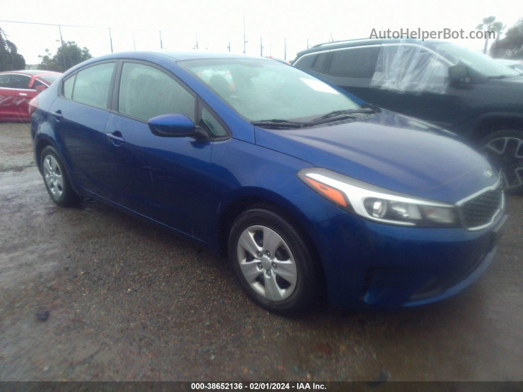 2018 Kia Forte Lx Blue vin: 3KPFL4A7XJE254182