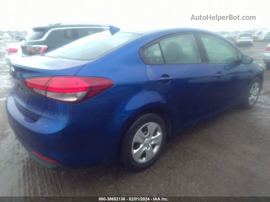 2018 Kia Forte Lx Blue vin: 3KPFL4A7XJE254182