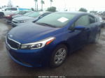 2018 Kia Forte Lx Blue vin: 3KPFL4A7XJE254182