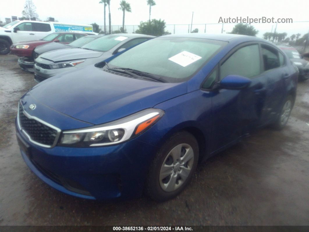 2018 Kia Forte Lx Blue vin: 3KPFL4A7XJE254182