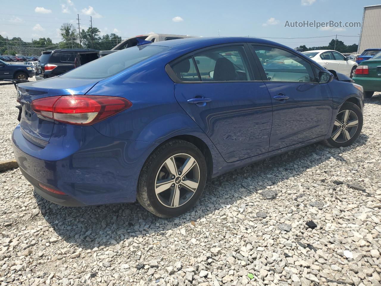 2018 Kia Forte Lx Синий vin: 3KPFL4A7XJE255252